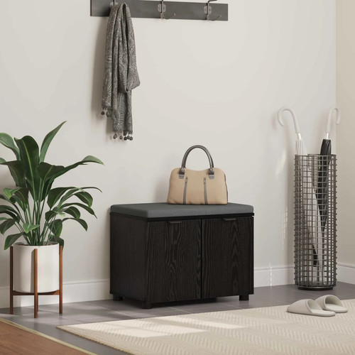 Hall bench black oak 38 - bench, x