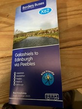 Borders Buses X62 timetable
