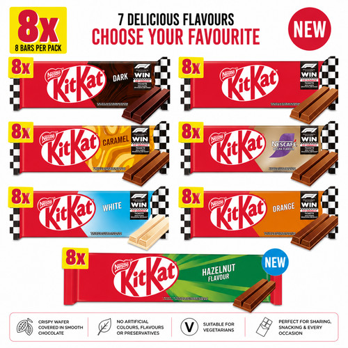 Kitkat finger chocolate bars - kitkat, 2