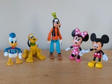 Disney Store Toybox Mickey, Pluto, Goofy, Donald Articulated Action Figures Lot
