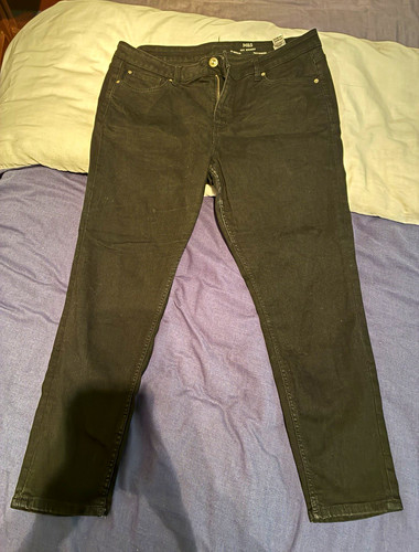 Ivy skinny black denim - m&s,