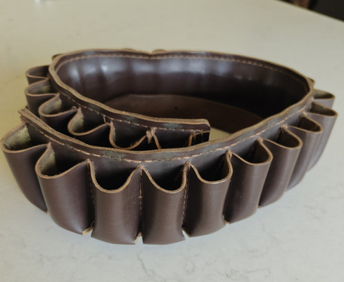 Vintage leather cartridge belt - vintage,