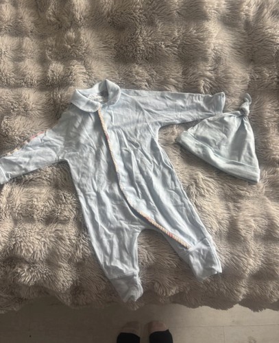 Burberry baby blue velour - velour,