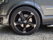 20” AUDI ROTOR STYLE ALLOY WHEELS VW TRANSPORTER T5 5.1 6 6.1 7 CARAVELLE CAMPER
