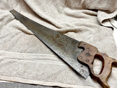 Vintage hand saw - vintage,