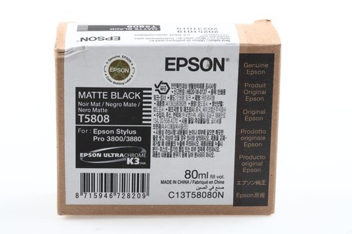 Epson t5808 matte black ink - matte,