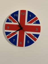 Union jack wall clock - union,