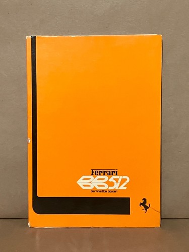 Ferrari 512 owners manual - bb,