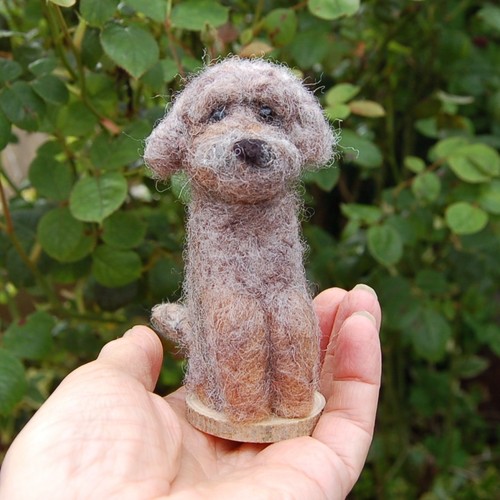 Handmade needle felted border - handmade,
