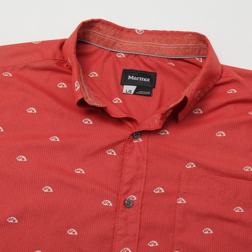 Marmot men red tent pattern - tent,