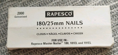 Rapesco nails 180 25mm - rapesco,