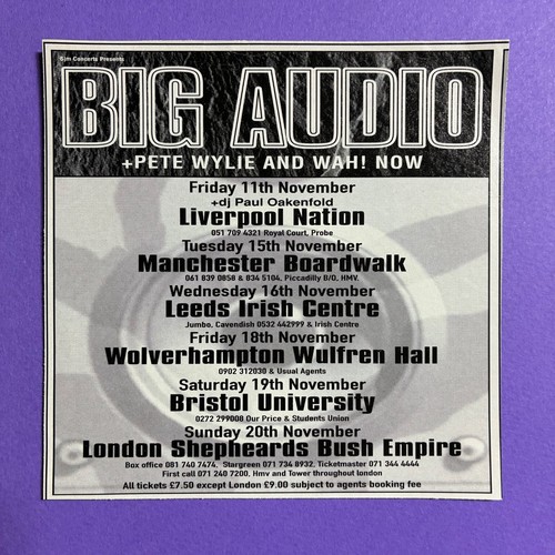 Big audio dynamite wah - dynamite, 1994