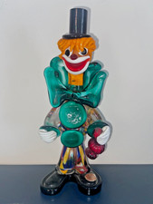 Glass clown vintage - glass,