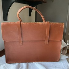 Vintage leather document briefcase/folio case by Blackbird needs a good polish