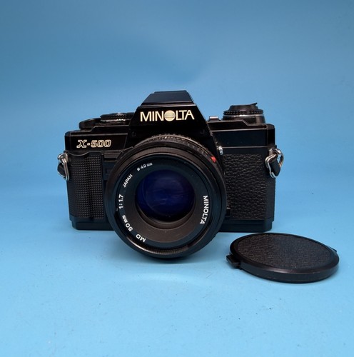 Minolta 500 35mm slr - x-500, film