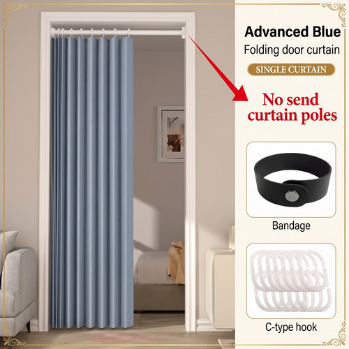 Pvc folding door oak effect - door,