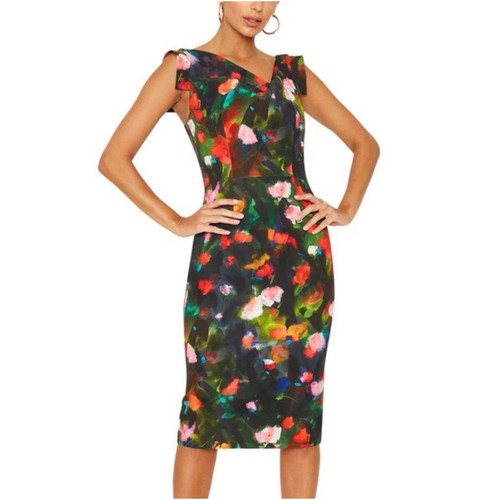 Black halo jackie floral - halo, o
