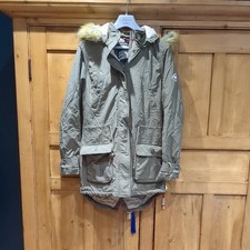 Puffa coat ducktail parka  Vintage Size small UK 10  ladies original - see desc