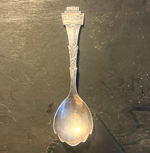 1936 art deco silver plate - 1936,