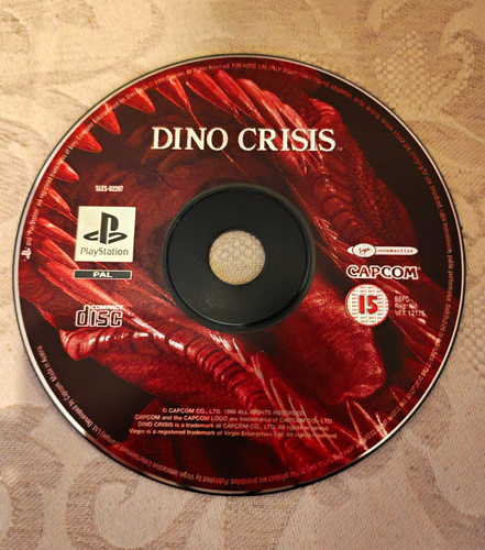Dino crisis ps1 disc only - crisis,