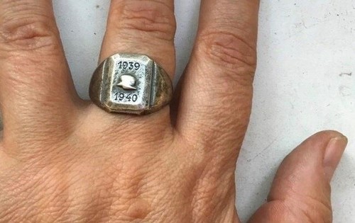 German wwii steel - steel, ring