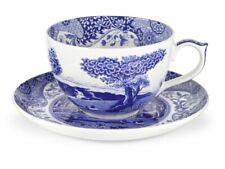 Spode Blue Italian Jumbo Cup & Saucer