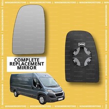 Left side for Fiat Ducato 2007-2024 heated wing door mirror glass