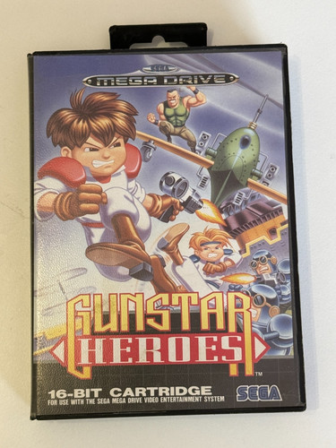Gunstar heroes sega mega - heroes, drive