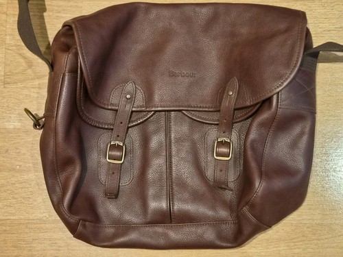 Barbour leather briefcase - barbour,