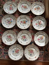 Antique Dresden Flower Gold