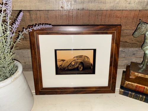 Vintage beetle car sepia - vintage,