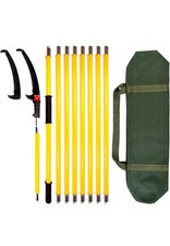 30 Feet Tree Pruning Saw Upgraded Gear Manual Branches Pole Saw Trimmer for