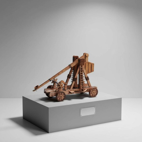 Diy wooden trebuchet kit - wooden,