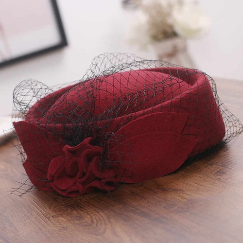 Elegant mesh topper hat - mesh, for