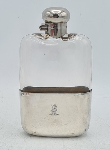 Antique hip flask with - hip,