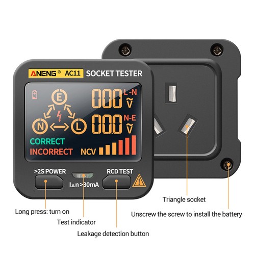 Socket tester lcd leakage - socket,