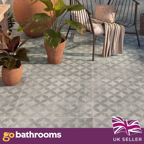 Outdoor porcelain tile blue - tile,
