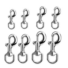 Trigger Clip Swivel Spring Bolt Snap Hooks Buckle Eye Zinc Alloy Leash Bags lead