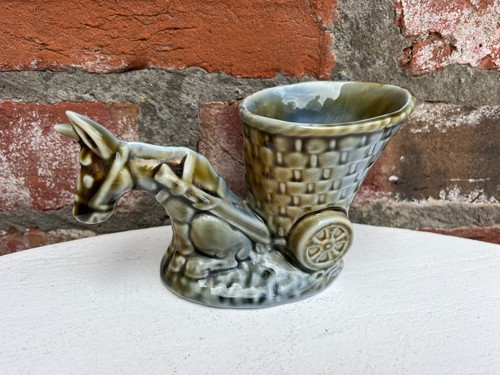 Shamrock pottery donkey and - donkey,