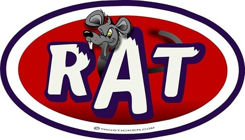 Rat rod sticker decal - rod,