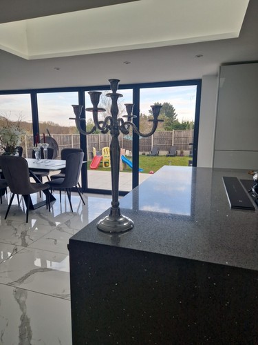 Arm silver table - silver,