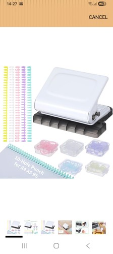 Hole binder machine - 10-hole,