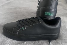 Kickers Youths Tovni Stack Black leather  Lace Up School Shoes .New without box 