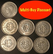 Threepence 1937 - 1941 George