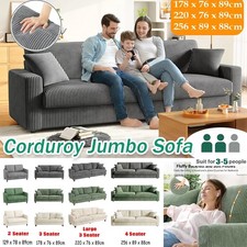 Seater corduroy sofa - seater,
