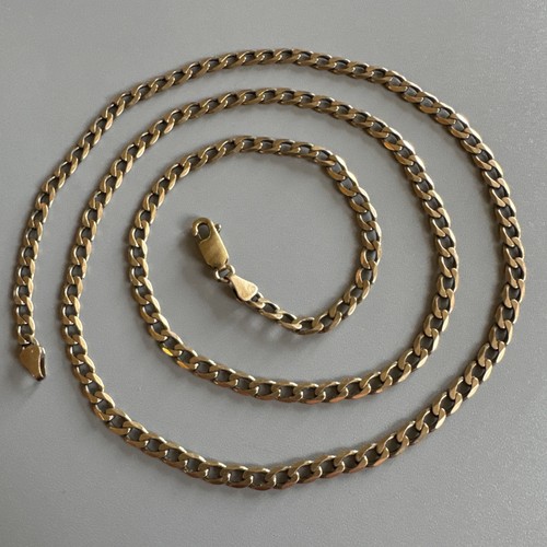 9ct yellow gold 375 - yellow, curb