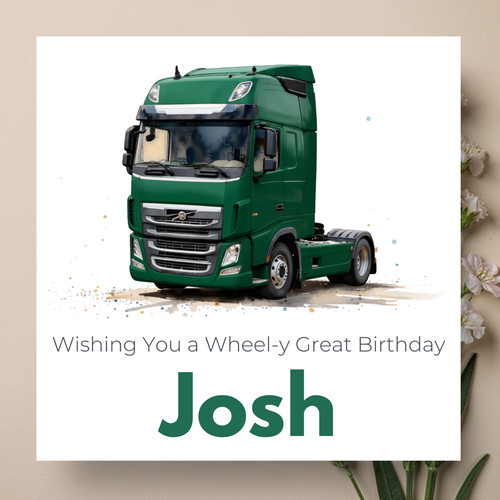 Personalised truck driver - personalised,