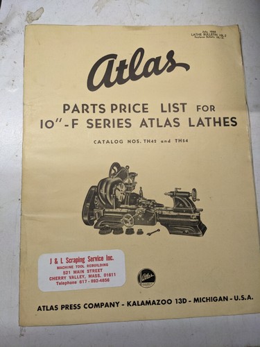 Atlas service parts - atlas, list