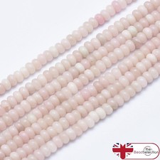50 Pink Opal Gemstone Rondelle
