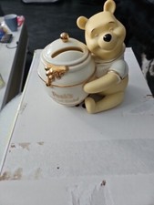 DISNEY- "POOH'S POT OF GOLD"-PIGGY BANK-LENOX-NO BOX with COA-RETIRED-See Pics